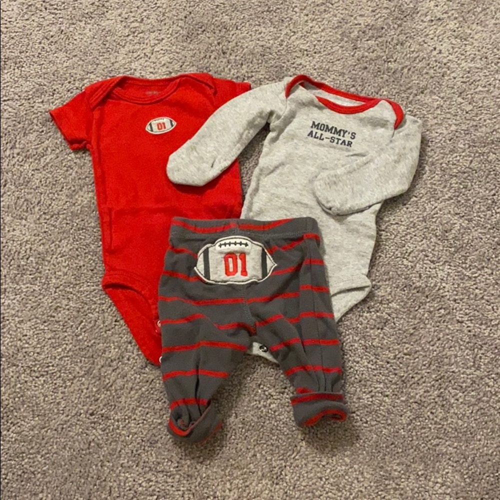 Carter’s 3 piece football set